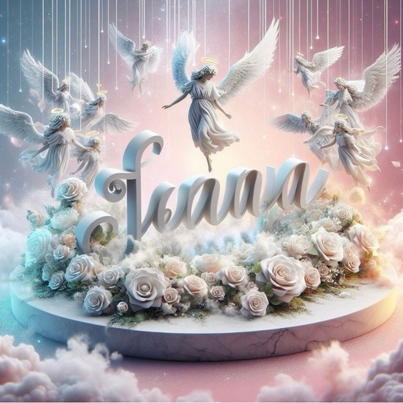 Name art long sleeve tees, send your name and I will put beautiful art behind it - Picture 7 of 7